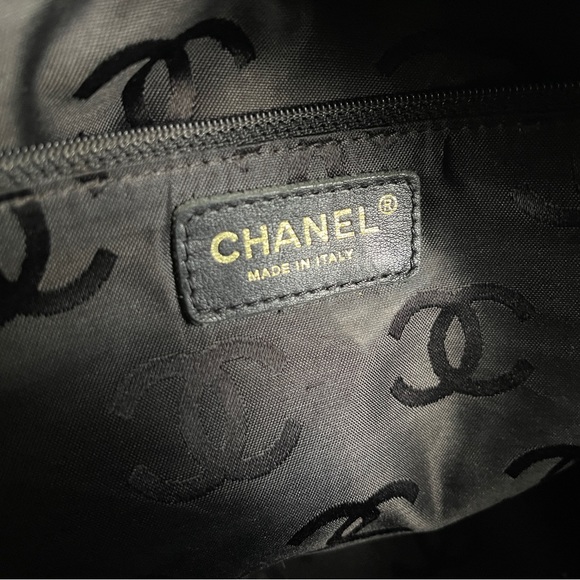 CHANEL Wild Stitch Calfskin Leather Tote Bag Handbag - Picture 8 of 12